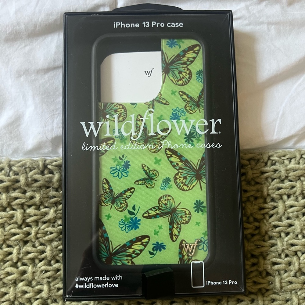 Wildflower Cases Sage Butterfly iPhone 13 Pro Case